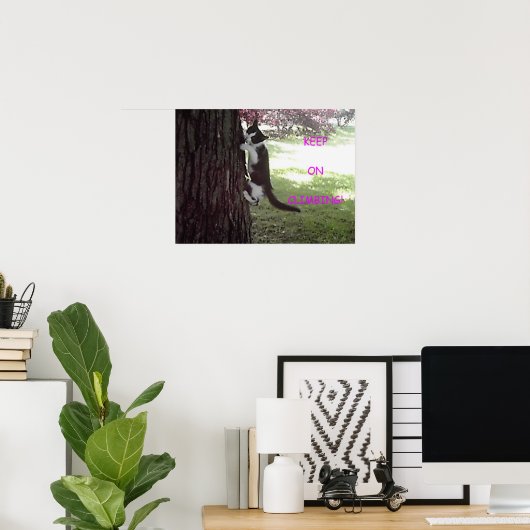 Poster Petit Kitten Big Tree (Bureau à domicile)