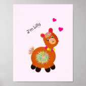 Poster Petit Lama (Devant)
