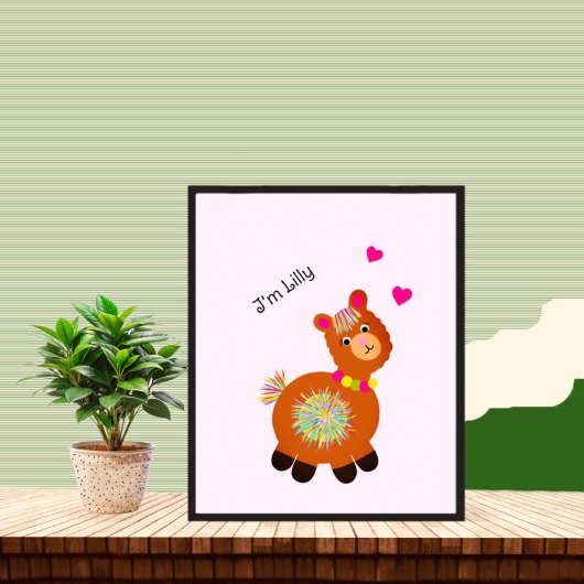 Poster Petit Lama