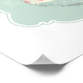 Poster Petit lapin dans une crèche de thé (Coin)