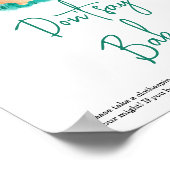 Poster Petit lapin - Ne dis pas bébé (Coin)