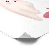 Poster Petit livre d'Halloween Fantômes baby shower d'acc (Coin)