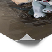 Poster Petit loup et sa mère (Coin)