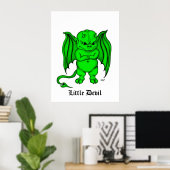Poster Petit méchant diable (Bureau à domicile)