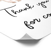 Poster Petit Merci d'Halloween Boo pour venir (Coin)