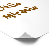 Poster petit miracle pour bébé (Coin)