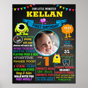 Poster Petit Monster Premier anniversaire