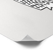 Poster Petit monstre mignon (Coin)