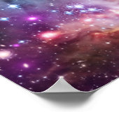 Poster Petit Nuage de Magellan violet (Coin)