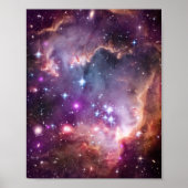 Poster Petit Nuage de Magellan violet (Devant)
