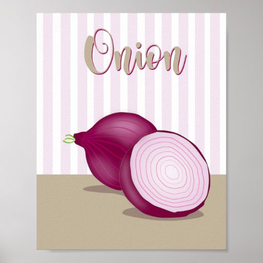 Poster Petit oignon (Devant)