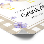 Poster Petit oison - devine combien de bonbons (Coin)