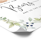 Poster Petit ours des bois devinez combien d'ours (Coin)