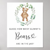 Poster Petit ours des bois devinez combien d'ours de GUMM (Devant)