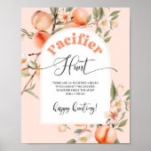 Poster Petit pêche Pacifique chasse baby shower jeu (Devant)