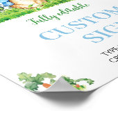 Poster Petit Peter Rabbit Anniversaire de fête Signal per (Coin)