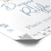 Poster Petit Petit Grotte Baby shower Déchets Raffle (Coin)