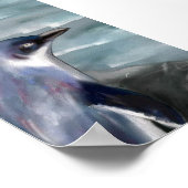 Poster Petit pingouin bleu (Coin)