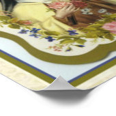 Poster Petit poème Fleur de Saint-Thérèse personnalisable (Coin)