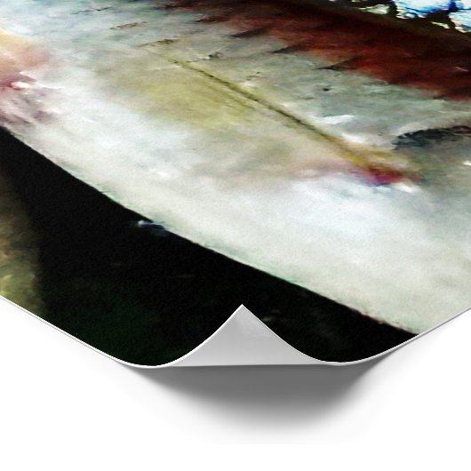 Poster Petit poisson blanc (Coin)