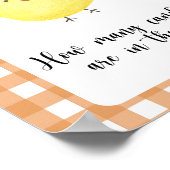 Poster Petit poulet - devinez combien de bonbons (Coin)