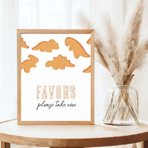 Poster Petit poulet Nugget Baby shower Faveurs