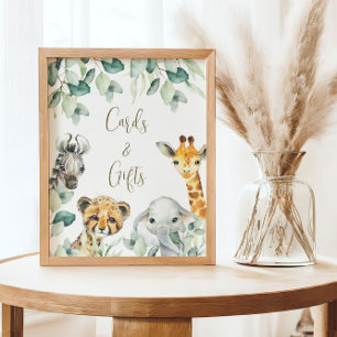 Poster Petit Sauvageon Safari Cartes et Cadeaux de Baby S