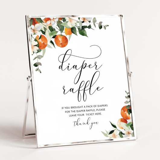 Poster Petit signe de tombola de couche