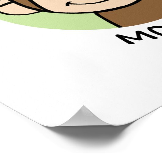 Poster Petit singe (Coin)