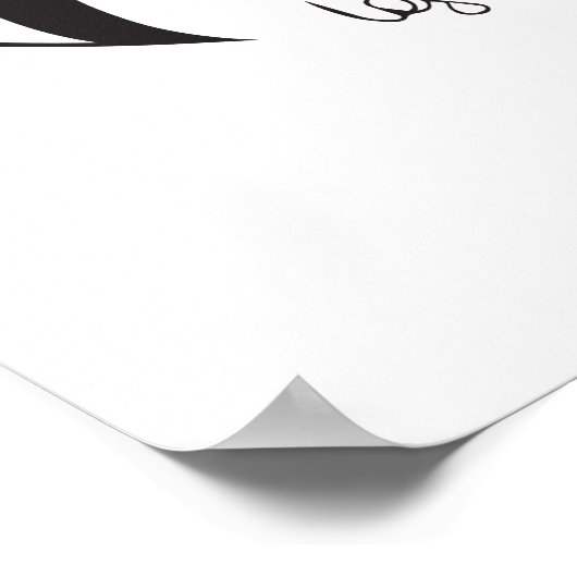 Poster Petit slip noir (Coin)