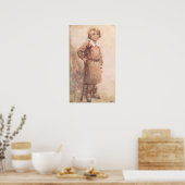 Poster Petit Tim...Sa petite béquille active (Cuisine)