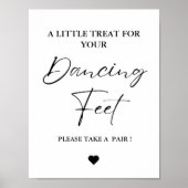 Poster Petit traitement moderne pour la danse pieds Maria (Devant)