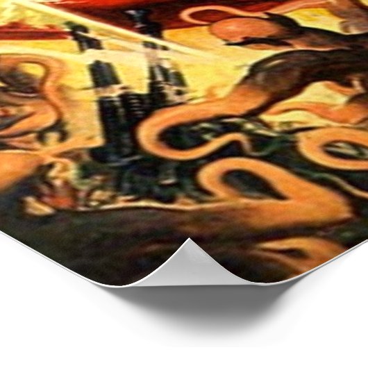 Poster Petit vaisseau rouge (Coin)