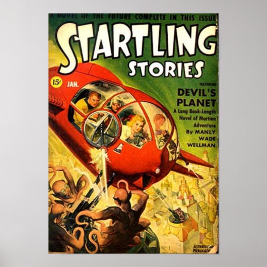 Poster Petit vaisseau rouge (Devant)