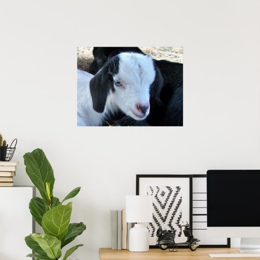 Poster Petit visage enfant (Bureau à domicile)