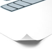 Poster Petit Yeti mignon (Coin)