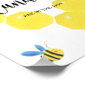 Poster Petite abeille devine combien de bonbons (Coin)