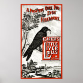 Poster Petite annotation de Carter's Liver Pills (Devant)