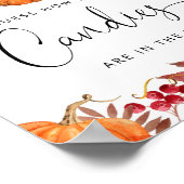 Poster Petite baie citrouille devinez combien de bonbons (Coin)