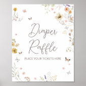 Poster Petite barbotine Fleur sauvage (Devant)