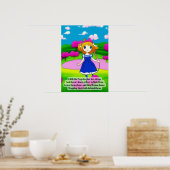 Poster Petite boeep amusant en pépinière d'Anime rime (Cuisine)