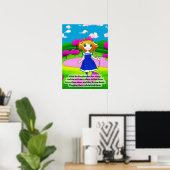 Poster Petite boeep amusant en pépinière d'Anime rime (Bureau à domicile)