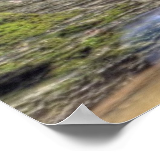 Poster Petite cascade, Parc d'état de Butmilk Falls, New (Coin)