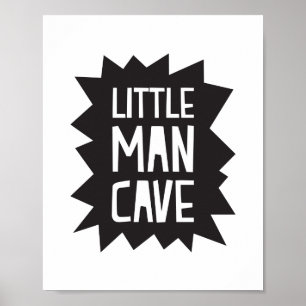 Poster Petite copie d'affiche de caverne d'homme