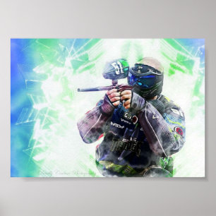 Poster Petite copie SR3 de Paintball