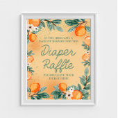 Poster Petite Corbeille Orange