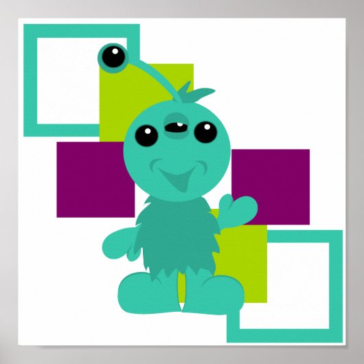 Poster Petite créature Alien Monster (Devant)