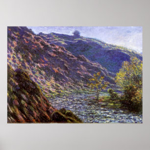 Poster Petite Creuse, soleil de Claude Monet