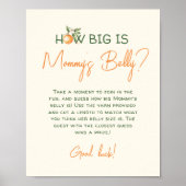 Poster Petite Cutie Citrus Quelle est la taille du ventre (Devant)