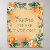 Poster Petite Cutie Orange Favoris S'Il Vous Plaît Prendr (Devant)